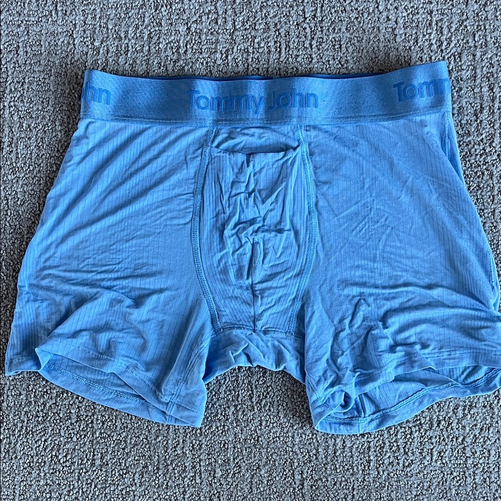 Tommy John Light Blue Stretch Boxer Briefs